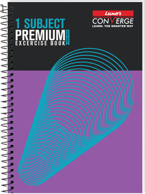 LUXOR Exercise Notebook-Spiral A4 Notebook Ruled 160 Pages(Spiral)