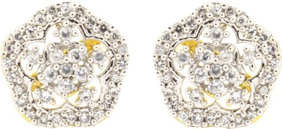 Be You Designer Cubic Zirconia Brass Stud Earring