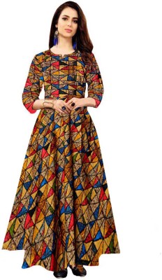 MUDRIKA Anarkali Gown(Multicolor)