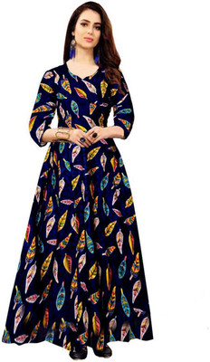 MUDRIKA Anarkali Gown(Blue)