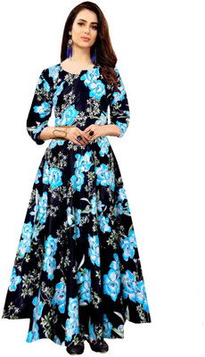 MUDRIKA Anarkali Gown(Multicolor)
