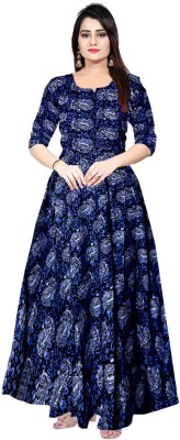 JWF Anarkali Gown(Dark Blue)