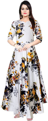 JWF Anarkali Gown(White)