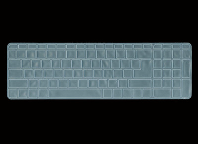 Saco Silicone ChicletProtector Cover Fit for HP Envy 15-AE008TX Laptop Keyboard Skin(Transparent)