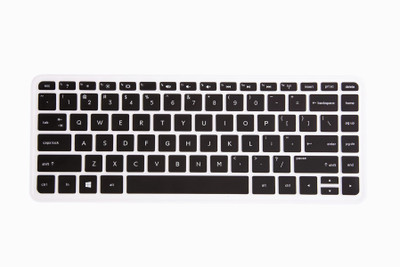 Saco HP Pavilion 14 n021TU Laptop Keyboard Skin Transparent, Black Saco Computer Peripherals