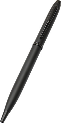 auteur Iris Matte Black Finish Premium Executive Slim Metal Body Fine Point Ball Pen(Ink Color - Blue)
