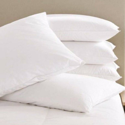 Navi collection Microfibre Stripes Sleeping Pillow Pack of 5(White)
