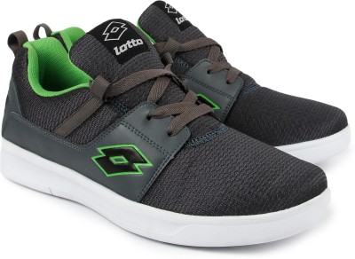 LOTTO String Grey /Green Running Shoes For Men 7 Running Shoes For Men(Green, Grey)