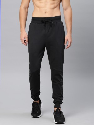 HRX by Hrithik Roshan Solid Men Black Track Pants