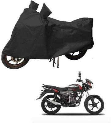 AutoRetail Two Wheeler Cover for Bajaj(Discover 125 DTS-i, Black)