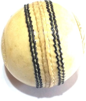 nawani 2 Piece White Leather Ball for Match (Pack of 1) Cricket Leather Ball(Pack of 1, White)