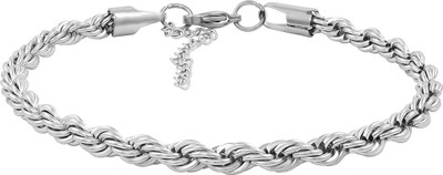 NAKABH Stainless Steel Silver Bracelet