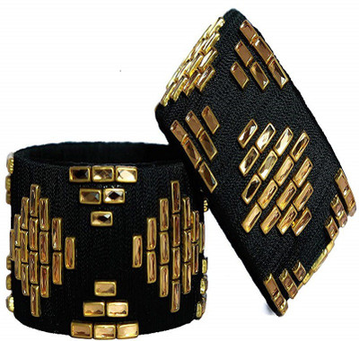 Ms Silk Thread Silk Dori Bangle(Pack of 2)