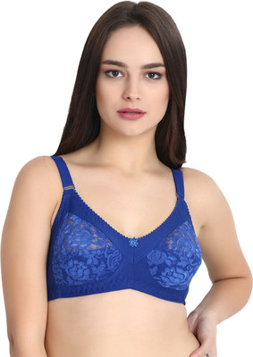 KSB Enterprises by KSB Enterprises Women Full Coverage Non Padded Bra(Blue)