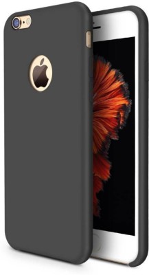 ZIVITE Back Cover for Apple iPhone 6(Black, Grip Case, Silicon, Pack of: 1)