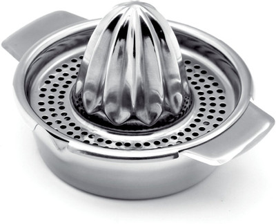 S CAPPER Steel Citrus Squeezer for Orange & Lemon Hand Juicer(Silver)