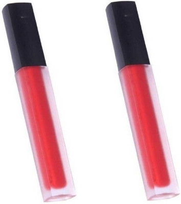LARA KOSSLER Matte look lipsticks Set of 2 (Red)(Red, 30 ml)