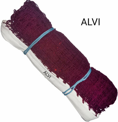 Alvi Cotton Badminton Net(Brown, White, Black)