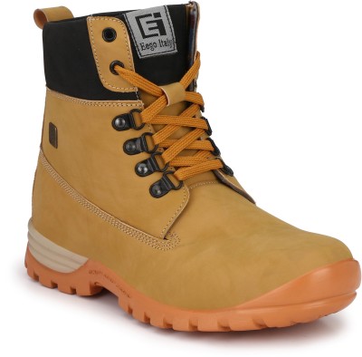 EEGO ITALY Outdoor Boots For Men(Tan , 9)