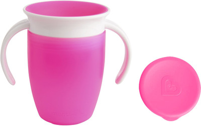 MUNCHKIN 7oz Miracle 360° Trainer Cup with lid(Pink)