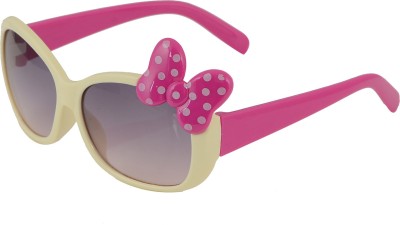 Shop Frenzy Retro Square Sunglasses(For Boys & Girls, Clear)