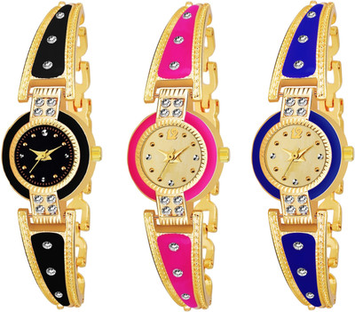 True Colors TC_130142 NEW ARRIVA RAJVADI BANG E PACK OF 3 Analog Watch - For Women