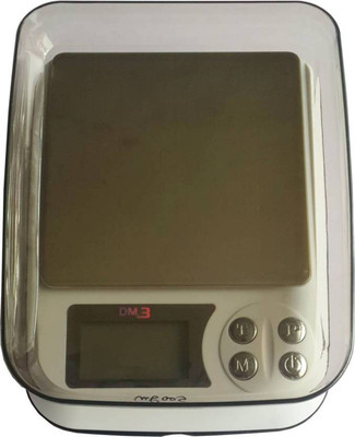 NIVAYO Premium 500g x 0.01g (10mg) Digital Jewellery Weighing Scale, Gold & Silver ornaments Weight Measuring machine Weighing Scale ( WHITE) DM 3-444 Weighing Scale(White)