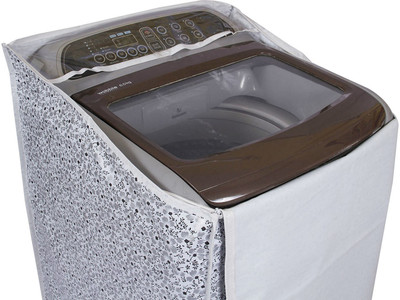 SWASTIK Front Loading Washing Machine  Cover(Width: 54 cm, White, Silver)