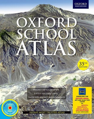 Oxford School Atlas - Highly Detailed Maps Latest Reliable Data Includes Recent Developments 35 Edition(English, Hardcover, Oxford)