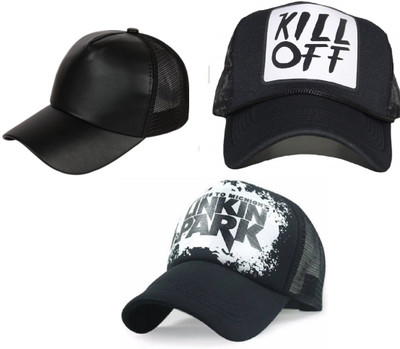FashMade Printed Sports/Regular Cap Cap(Pack of 3)