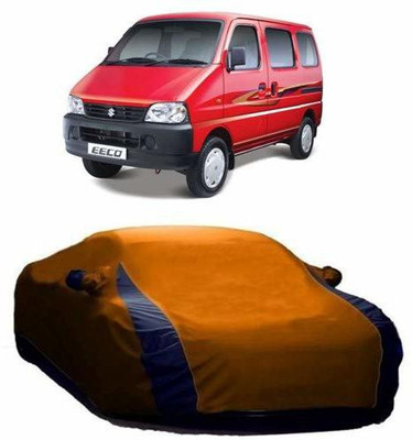 HOLME'S Car Cover For Maruti Suzuki Eeco (With Mirror Pockets)(Orange)