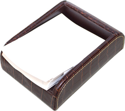 

Knott BLU/SL 1 Compartments Artificial Croco Print Leather slip holder(Brown, Croco)