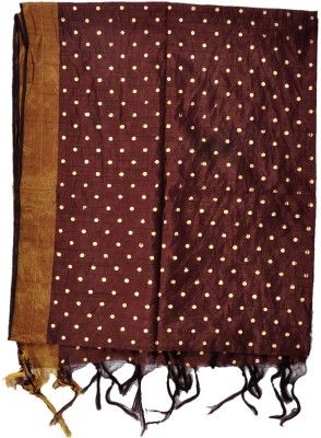 YOUTHQUAKE Silk Blend Polka Print Women Dupatta