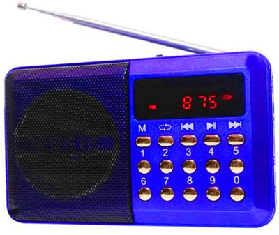 

CRETO OD-SM305 Rechargeable FM Radio Speaker Supports MicroSD Card, USB & FM Radio(Blue)