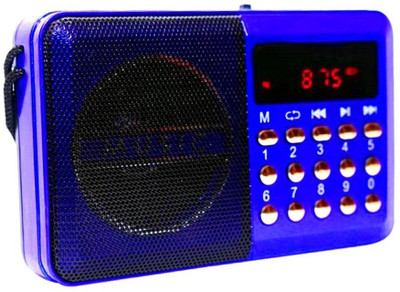 

CRETO OD-SM305 Portable Fm Radio/Mp3 Player FM Radio(Blue)