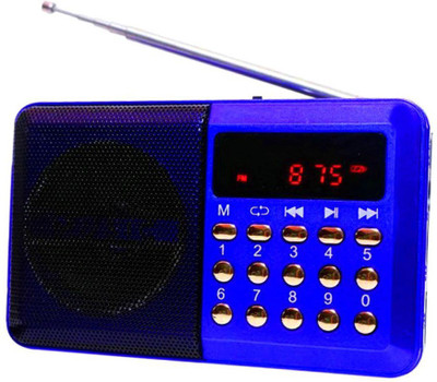

CRETO OD-SM305 Fm Radio/Mp3 Player Supports MicroSD Card, USB & FM Radio(Blue)