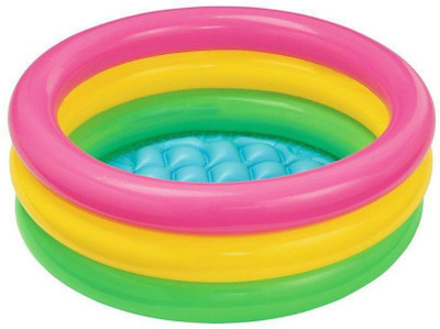 ECOM BHARAT Inflatable Kids Swimming Pool Inflatable Swimming Pool(Multicolor)
