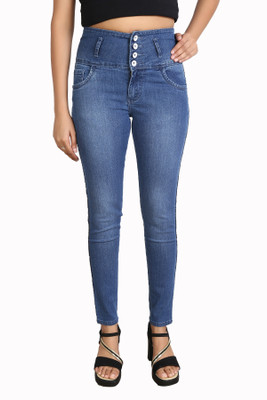 Fireage Slim Women Blue Jeans