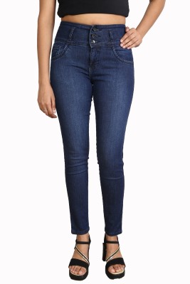 FIREAGE Slim Women Dark Blue Jeans