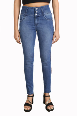 Fireage Slim Women Blue Jeans