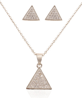 Happy Deals Stainless Steel Silver Silver Jewellery Set(Pack of 1)