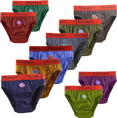 Thampa Brief For Boys(Multicolor Pack of 10)