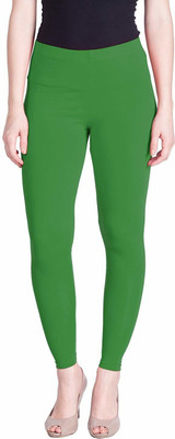 LUX LYRA Ankle Length  Ethnic Wear Legging(Green, Solid)