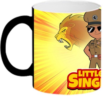 Ashvah Little Singham -MagicMug 2266 Ceramic Coffee Mug(350 ml)