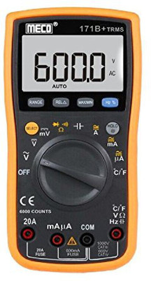 Meco Digital Multimeter Digital Multimeter(Multicolor 6000 Counts)