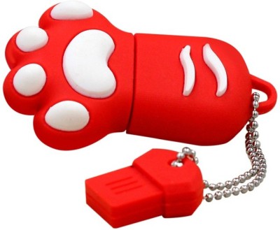 PANKREETI Cat Claw 32 GB Pen Drive(Red)