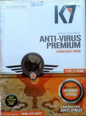 

Antivirus K7 Total Sec. 1user 1year Anti-virus 1 User 4 Years