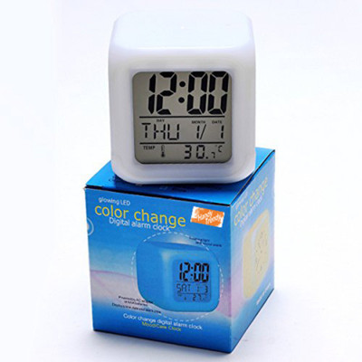 Handy Trendy Digital White Clock