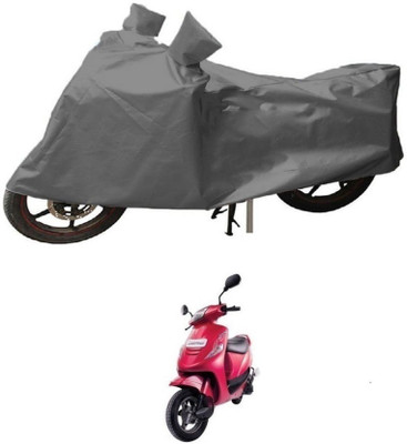 Gargi Traders Waterproof Two Wheeler Cover for Mahindra(Kine, Grey)