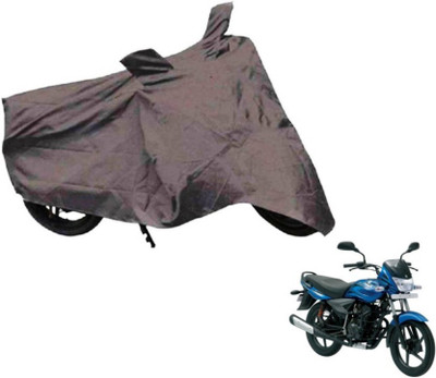 Gargi Traders Waterproof Two Wheeler Cover for Bajaj(Platina 100 DTS-i, Grey)